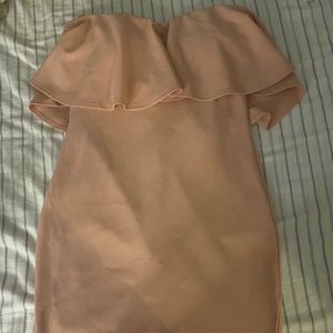 Bodycon pink dress